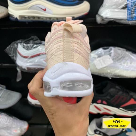 Tết🌺 Sales (FULL BOX) giày sneaker AIR MAX 97 hồng nhạt ✔️ 2020 💎 [ Real ] . * hot ^ .