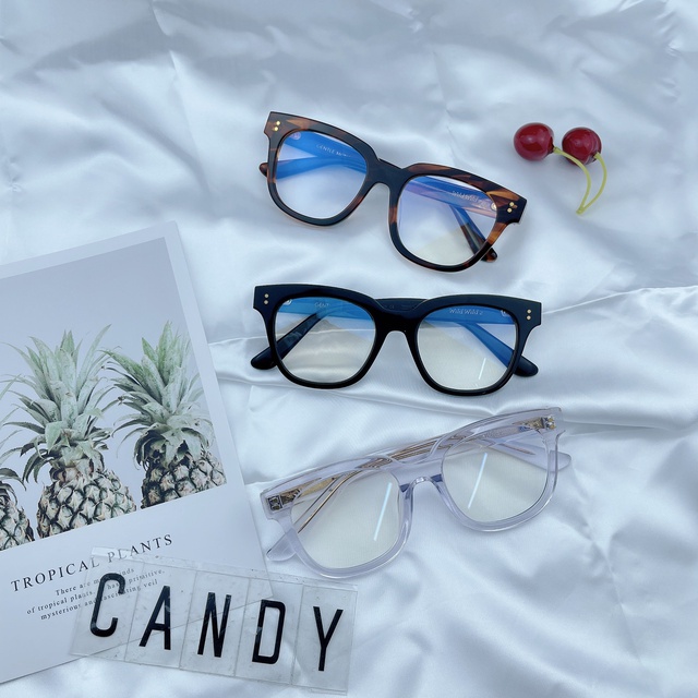 Gọng kính cận vuông nam nữ siêu cấp W2128 - Tiệm kính Candy