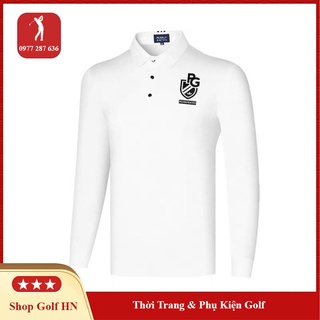 Áo Golf dài tay Nam PG vải mềm mịn, co giãn nhẹ thấm hút mồ hôi AG011