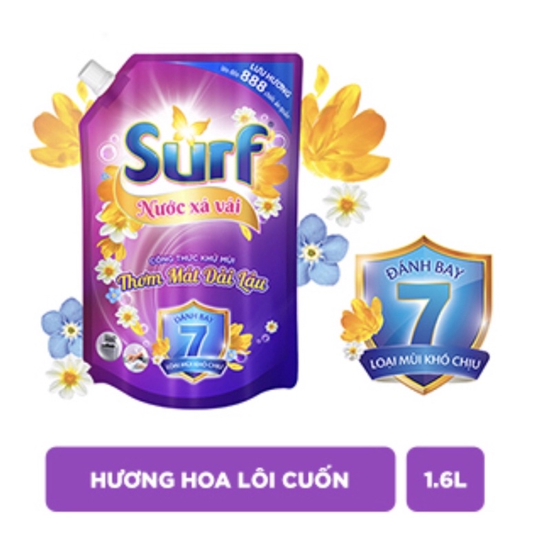 Nước Xả Vải Surf Hương Hoa Lôi Cuốn Túi 1.6L