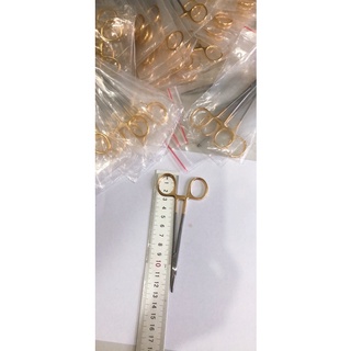Kẹp kim 12,5cm thẩm mỹ cán vàng
