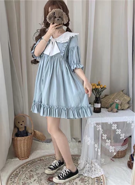 Đầm babydoll lolita bánh bèo