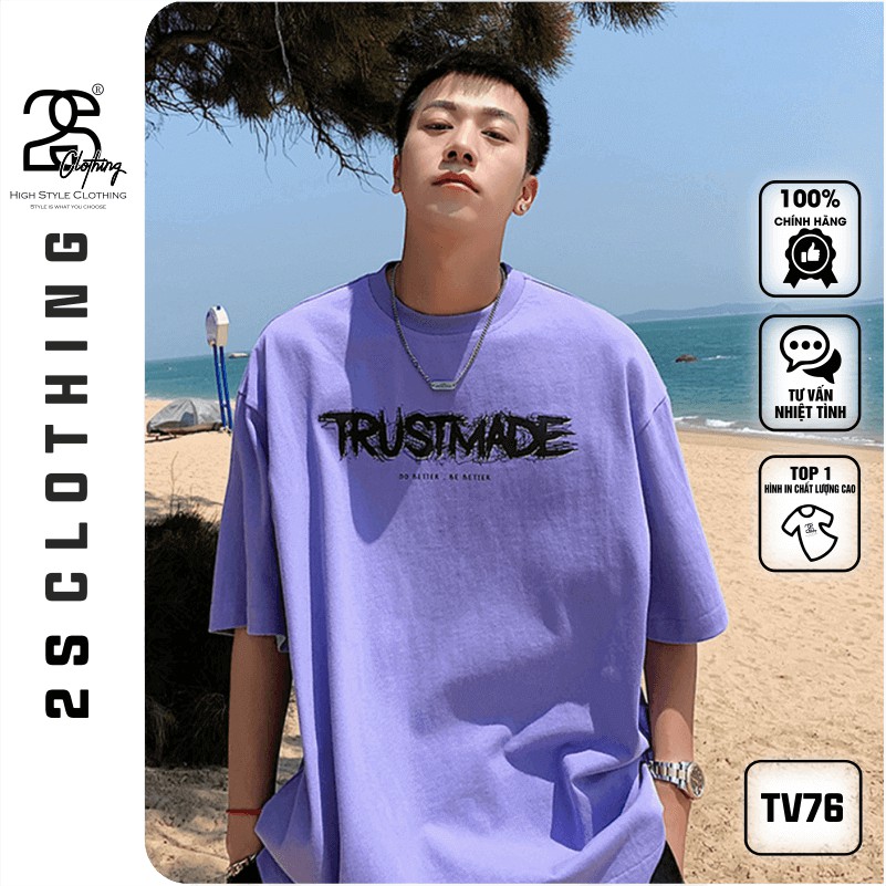 Áo Thun Tay Lỡ 2s Clothing Áo Phông ADLV Unisex Nam Nữ Cotton Oversize Form Rộng Giá Rẻ In Hình Nam Tính Hàn Quốc TV76