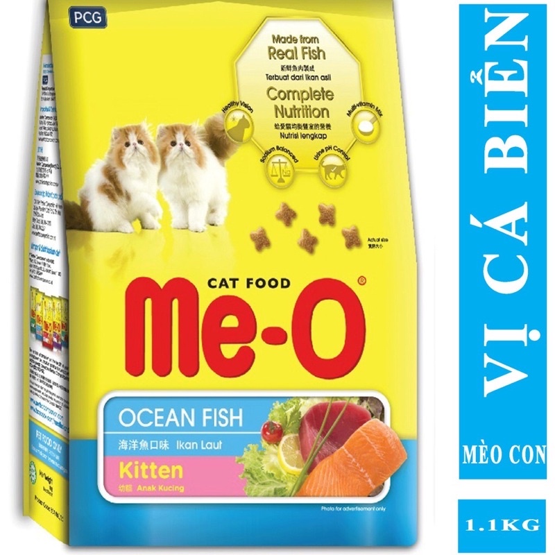 ME O 1kg1- THỨC ĂN ME O CHO MÈO CON- Mèo Lông Dài