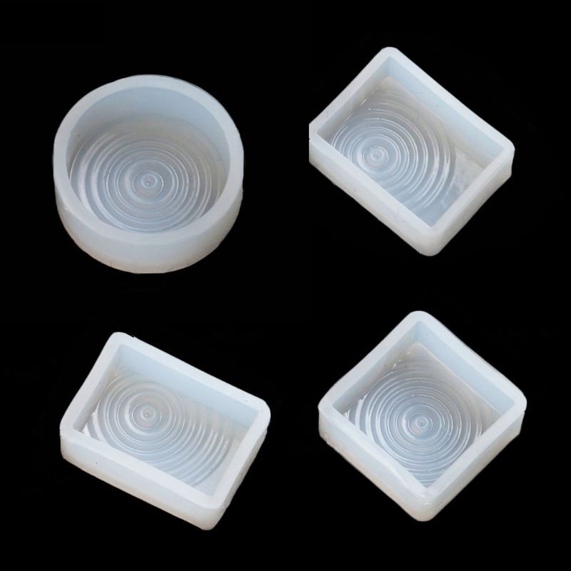 Set 4 Khuôn Silicon Làm Mặt Dây Chuyền Thủ Công Siêu Tiện Lợi