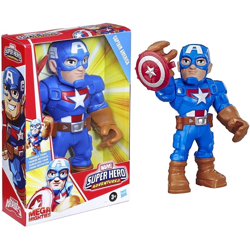 Đồ chơi nhân vật Captain America bản Super Hero Adventures