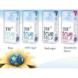 Thùng 48 hộp sữa tươi TH TrueMilk 180ml ( ít đường )