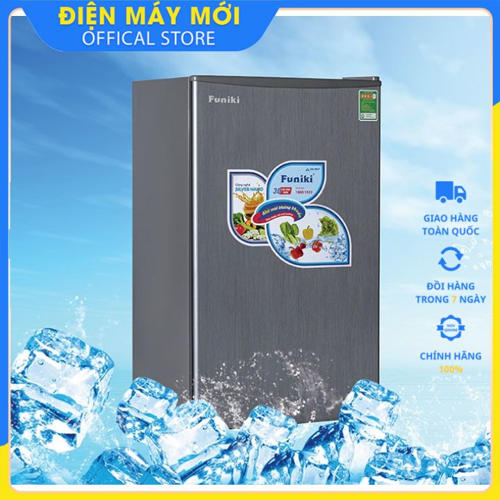 [FREESHIP NTHN] Tủ lạnh mini Funiki FR-91CD 90 lít làm đá nhanh-Hàng chính hãng
