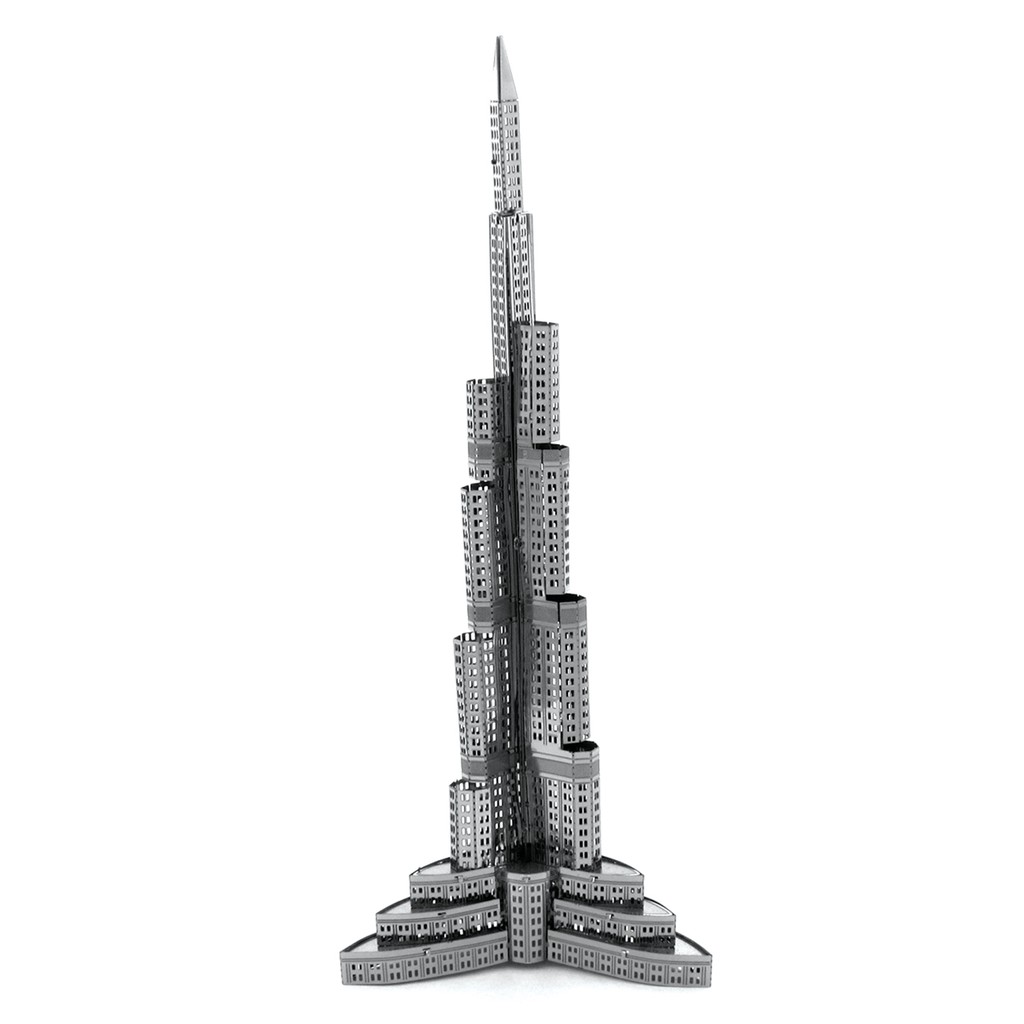 Mô Hình Lắp Ráp 3D Kim Loại - Burj Khalifa