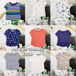 Sét 4 áo bé gái Oldnavy