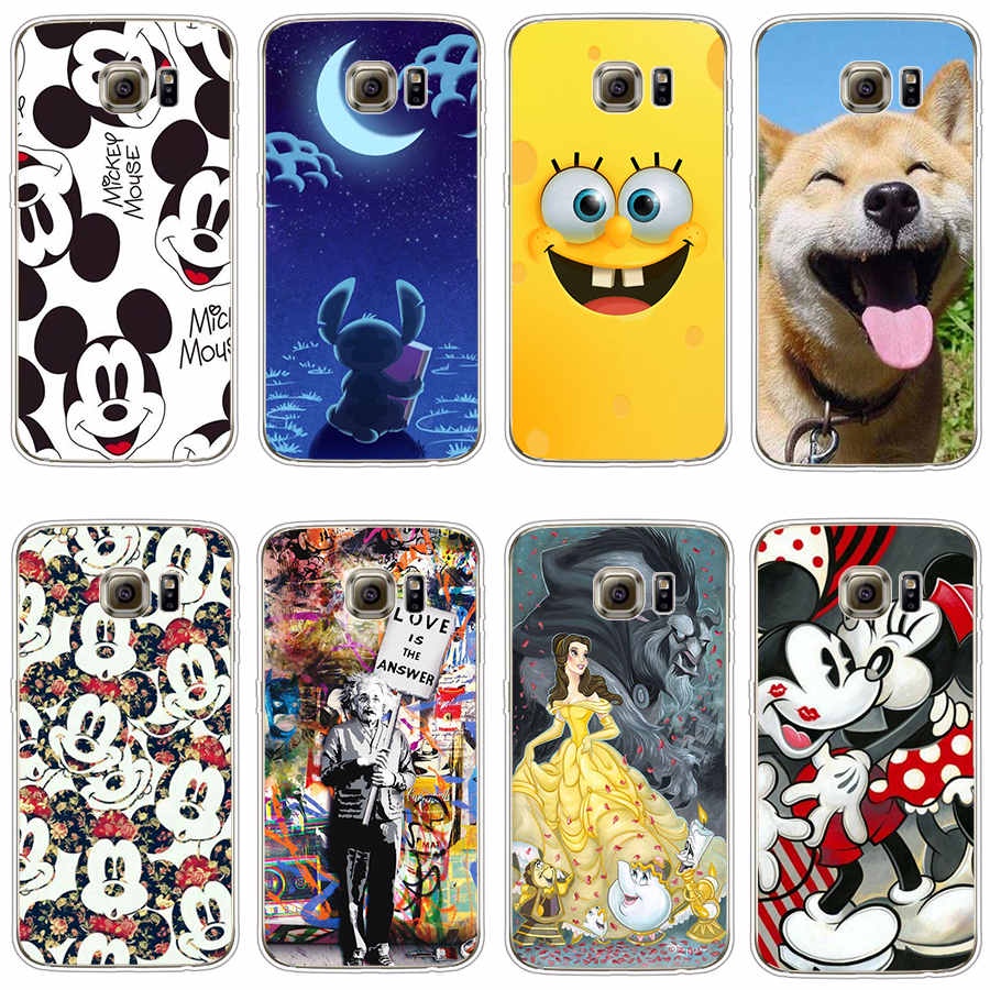 Ốp Điện Thoại TPU Dẻo Họa Tiết Hoạt Hình Dễ Thương Cho Samsung Galaxy S6 Edge Plus