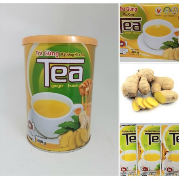 Trà gừng mật ong hòa tan Thanh Bình