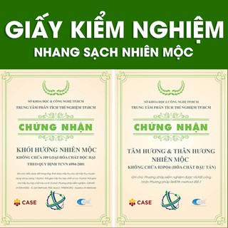 Nhang Sạch Nhiên Mộc Túi Giấy Bảo Vệ Môi Trường - Nhang Sạch 100% Không Hoá Chất Có Giấy Kiểm Định - Túi 55 Cây,Dài 33cm