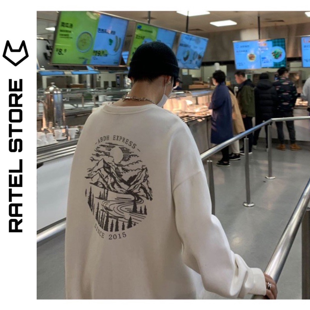 Áo Sweater Local Brand Nỉ Bông Nam Nữ ABDH Express Since 2015 Unisex Form Rộng