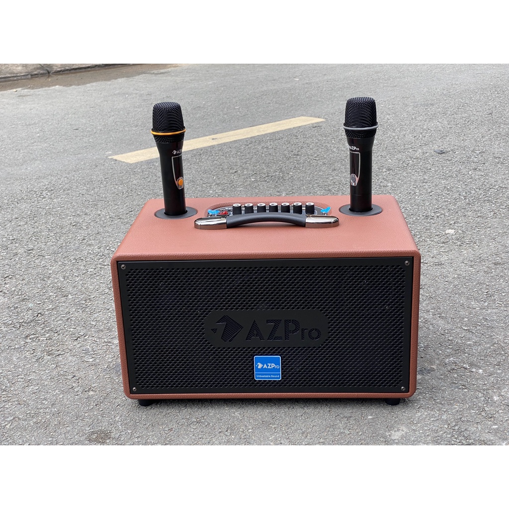 Loa Kéo karaoke AZPRO AZ- 338 Mới 2022, Loa xách tay karaoke AZPro AZ-338