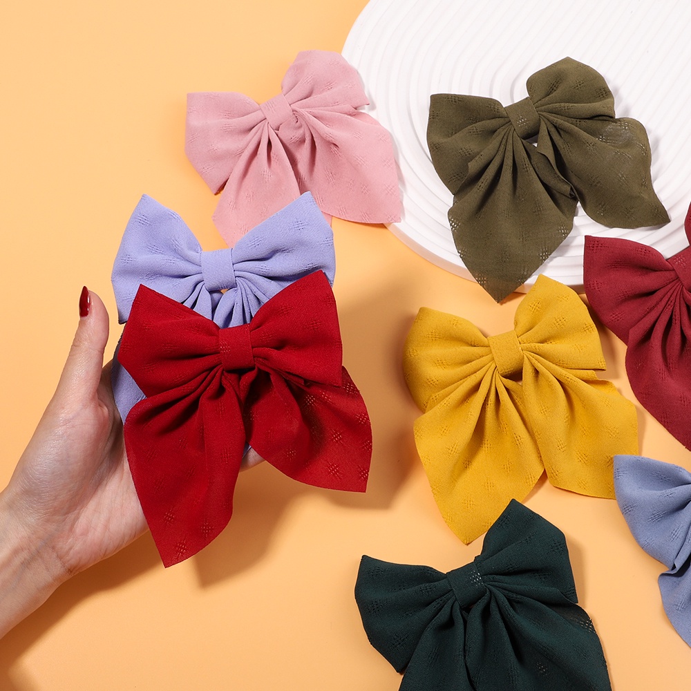 Kẹp tóc KIDSBOWS đính nơ ruy băng lớn thời trang cho nữ