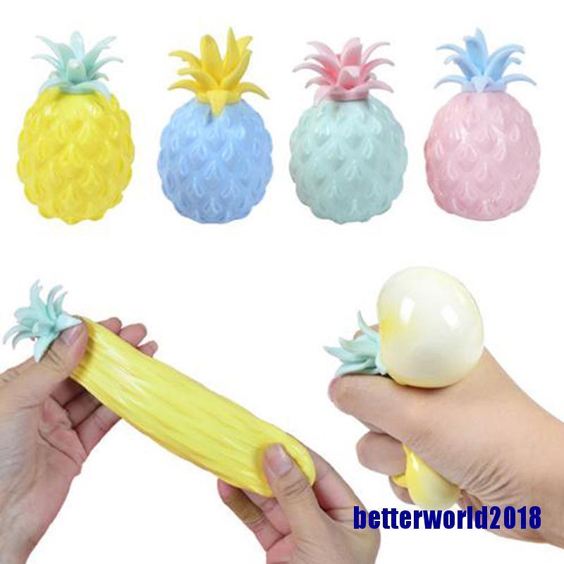 Đồ Chơi Mềm Dẻo Giảm Stress Hình Quả Dứa Vui Nhộn Betterworld 2018