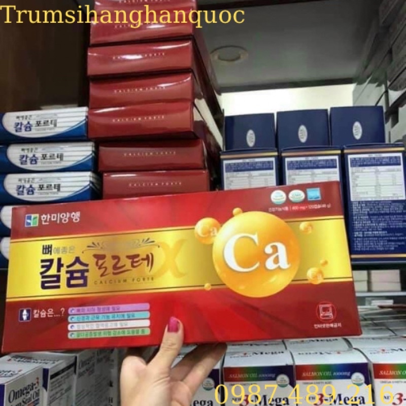 Viên Canxi Hanmi Hàn Quốc, Hộp đỏ 120 viên