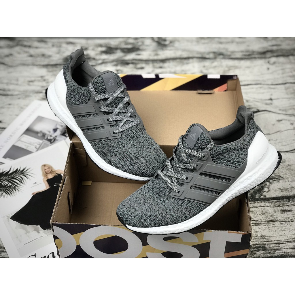NEW- 2021 (SALE SỐC - Video ảnh thật ) Giày Sneaker Thể Thao Ultra Boost 4.0 Xám Xanh - Shop Duy Giày . ! CK HOT