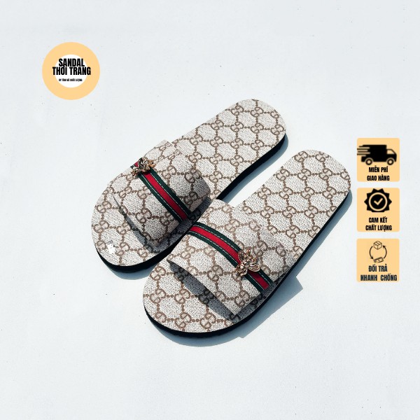 Dép sandal quai ngang Nam nữ Sandalthoitrang Xăng đang quai ngang  giá rẻ