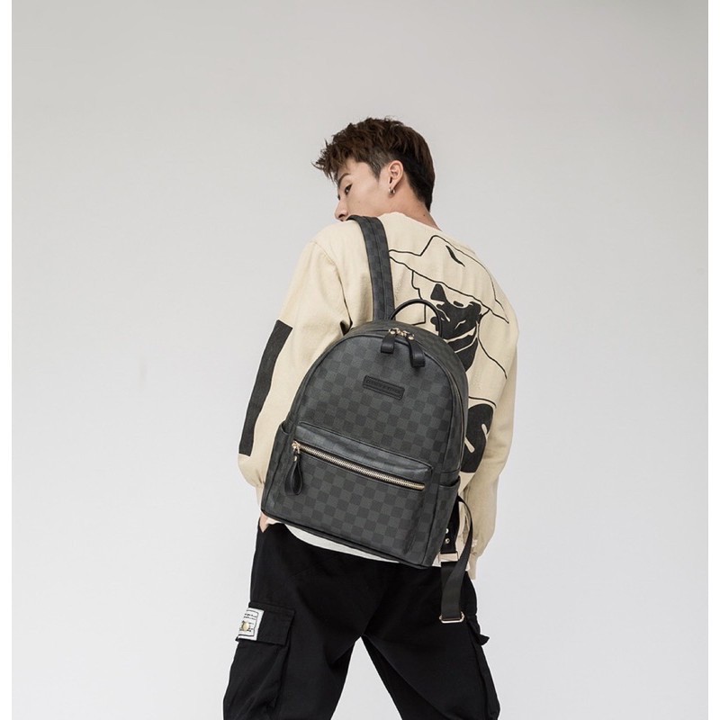 Balo da nam nữ hoạ tiết caro cực sang chảnh