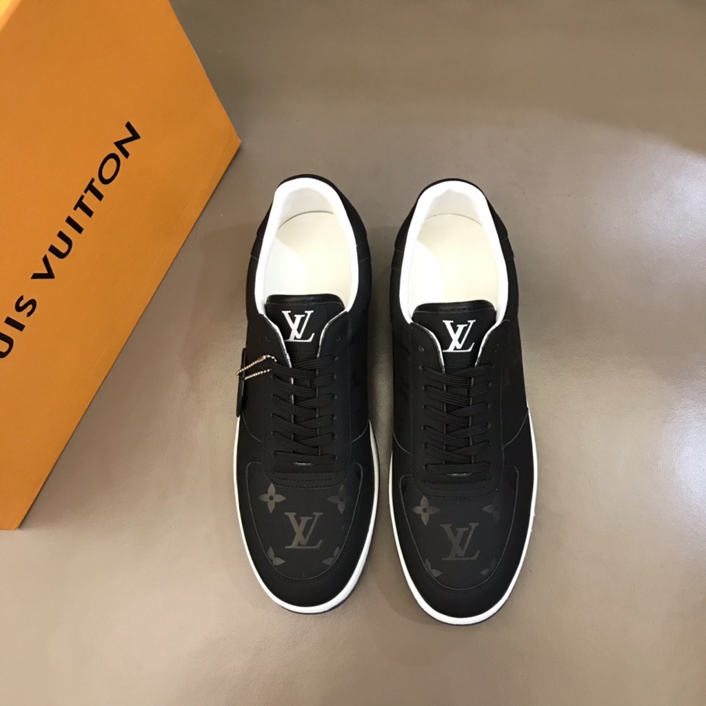 Giày sneaker nam da thật thời trang cao cấp Louis Vuitton LV phong cách trẻ trung, năng động