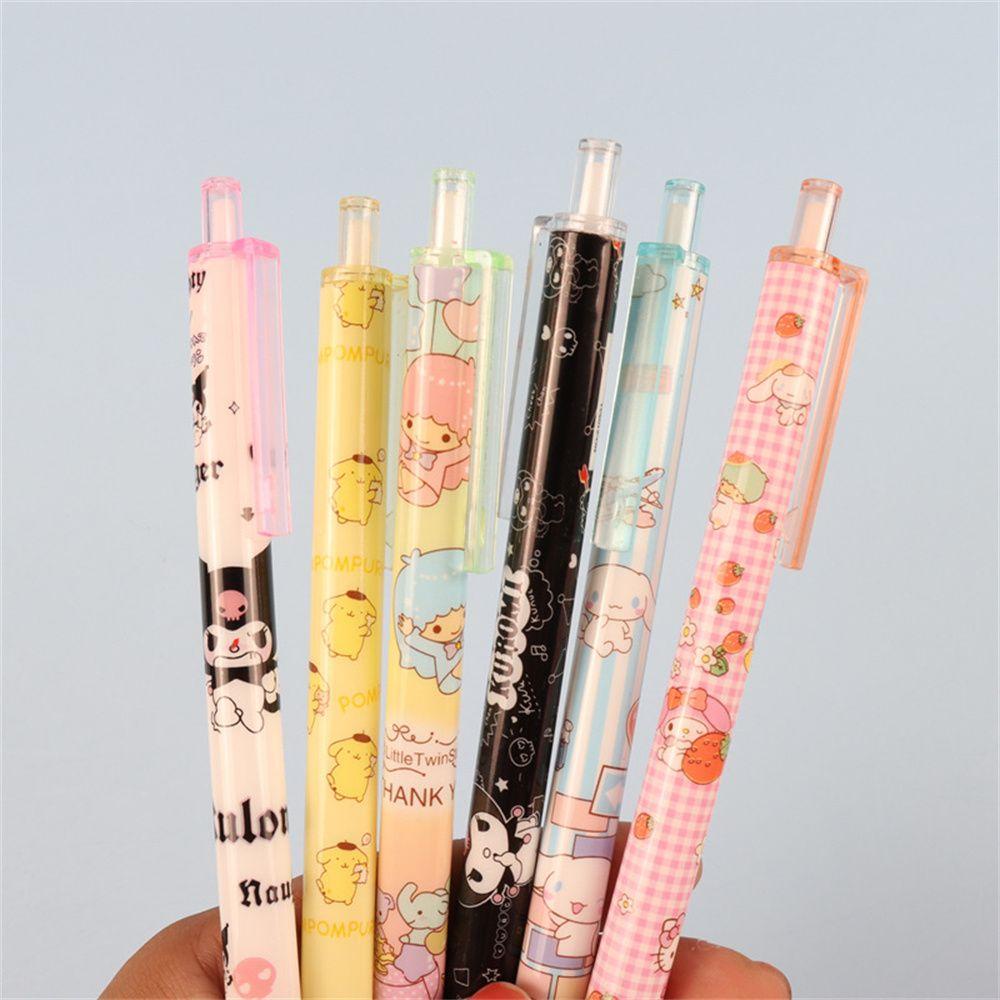 Bút Mực Gel Ngòi 0.5mm Họa Tiết Hoạt Hình Kuromi Dễ Thương