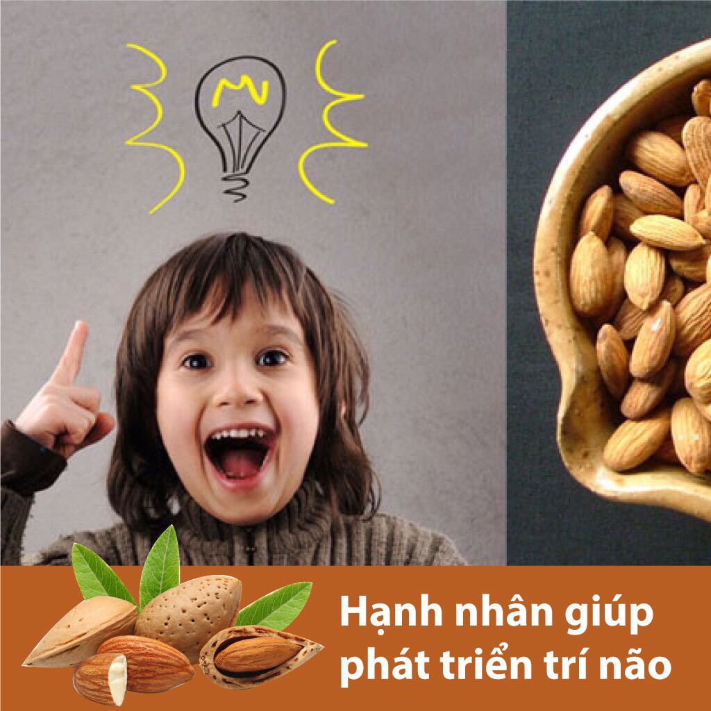 HẠT HẠNH NHÂN NGUYÊN VỊ TÁCH VỎ - HỘP 500gr[DATE 2020]