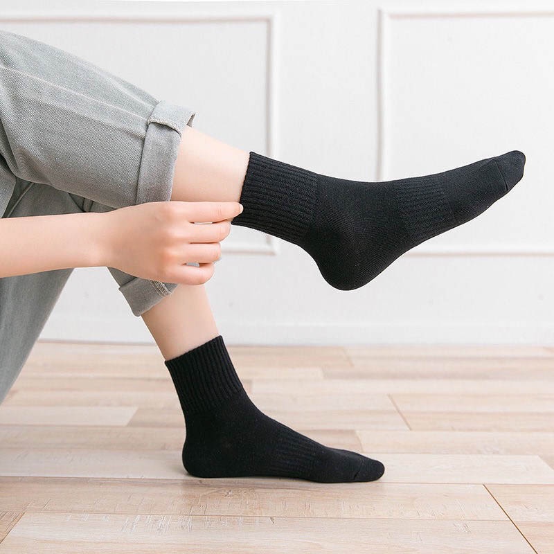 Tất vớ cổ ngắn nam nữ chất liệu vải dày co giãn bốn chiều - Sope Shop