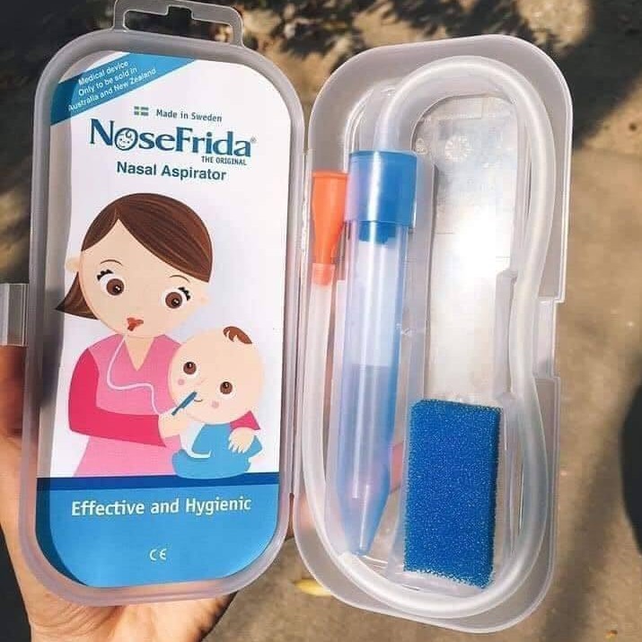 Hút Mũi Nose Frida Thụy Điển - Dụng Cụ Hút Mũi Cho Bé NoseFrida - ladycare90