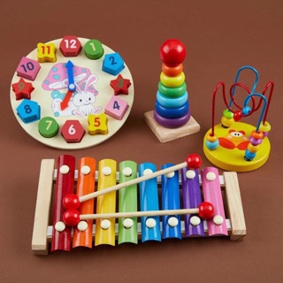 Bộ đồ chơi gỗ 4 món
