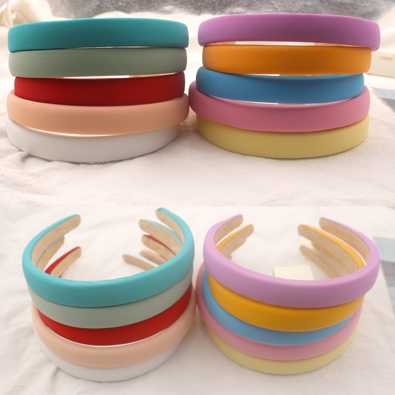 Băng Đô Cài Tóc Màu Kẹo Đơn Giản Thời Trang Cho Nữ