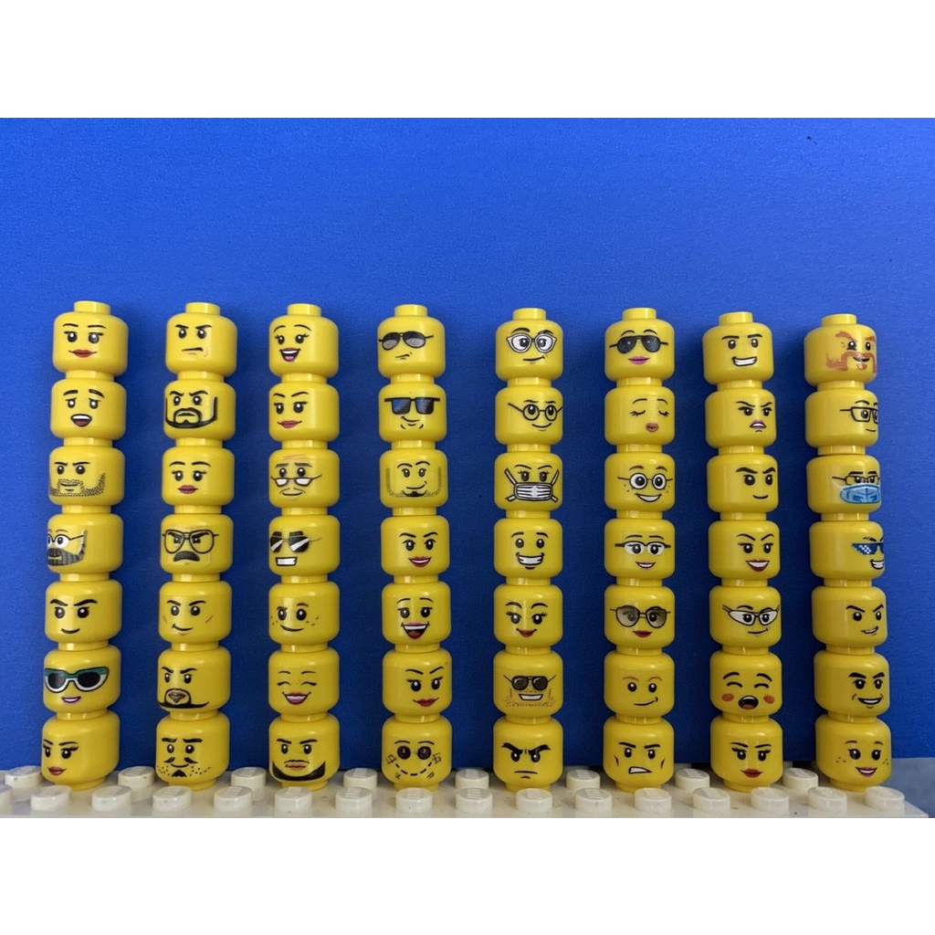 Bộ 56 Khối Lắp Ráp Mô Hình Mặt Cảm Xúc Mini