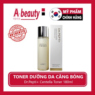 Nước Hoa Hồng Căng Bóng Toner DR.PEPTI+ Centella Toner Hàn Quốc 180ml