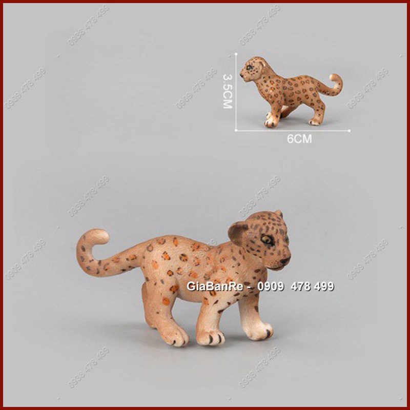 Mô Hình Gia Đình Báo Đốm Leopard Phi Châu - Thế Giới Động Vật - 7677.2