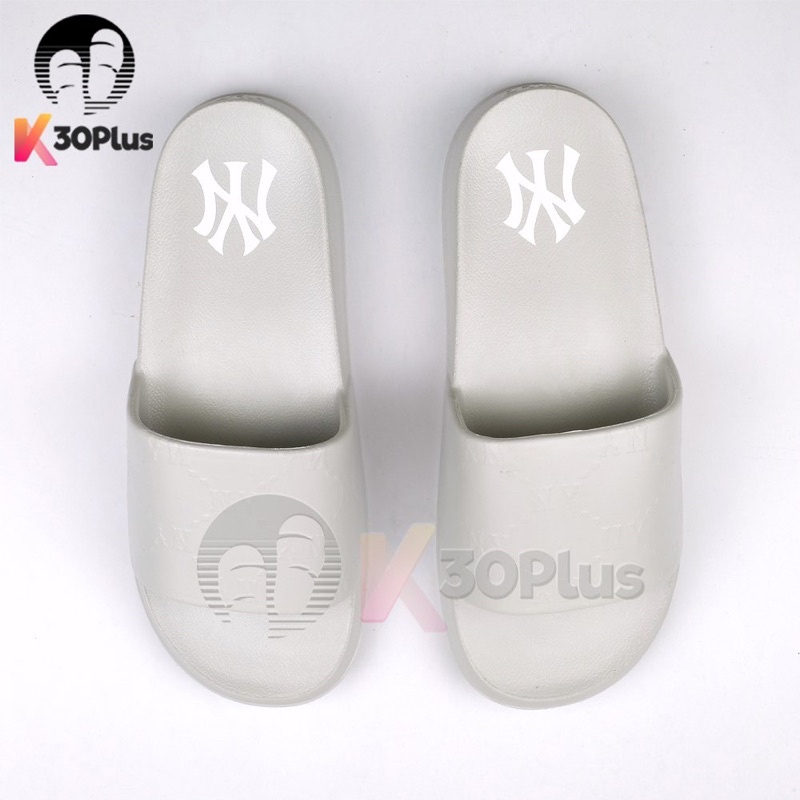 Dép MLB Đúc Quai Ngang Nguyên Khối logo NY