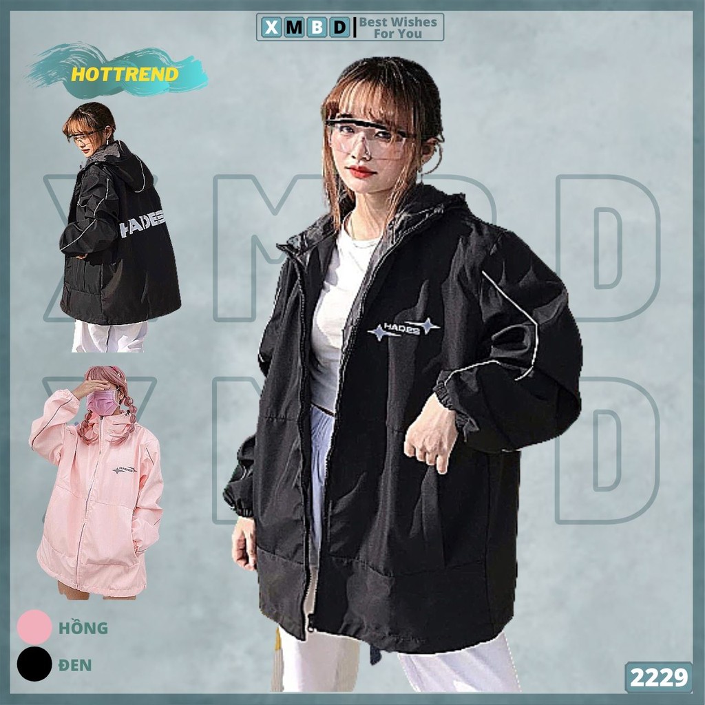 Áo Khoác Dù Nam Nữ Had.ess Jackets Bomber Gió 2 Lớp Siêu Hot HADES NHỎ - AK2229