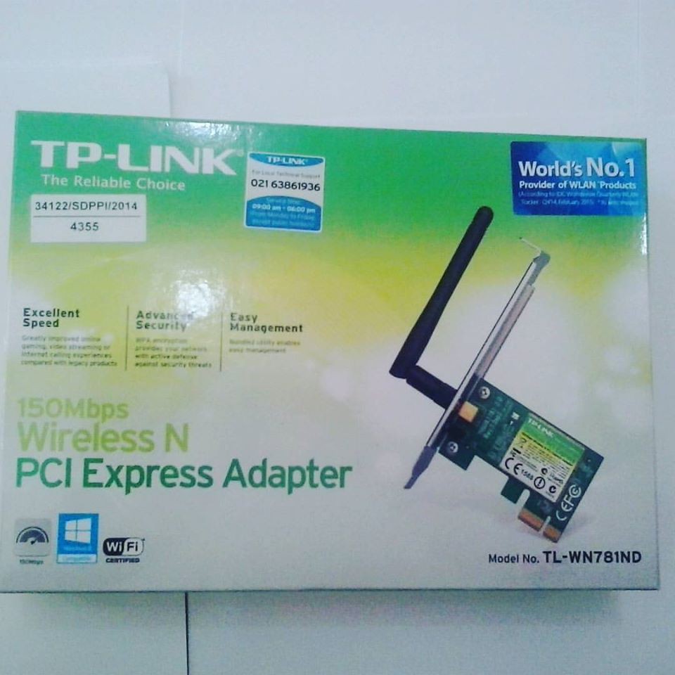 Card Wifi TP-Link TL-WN781ND tốc độ 150Mbps, Bộ chuyển đổi không dây