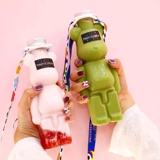 Gấu Bearbrick đựng trà sữa 500ml Bếp của mẹ  Onici