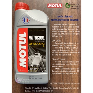 Nước làm mát pha sẵn Motul Motocool Factory Line Organic+