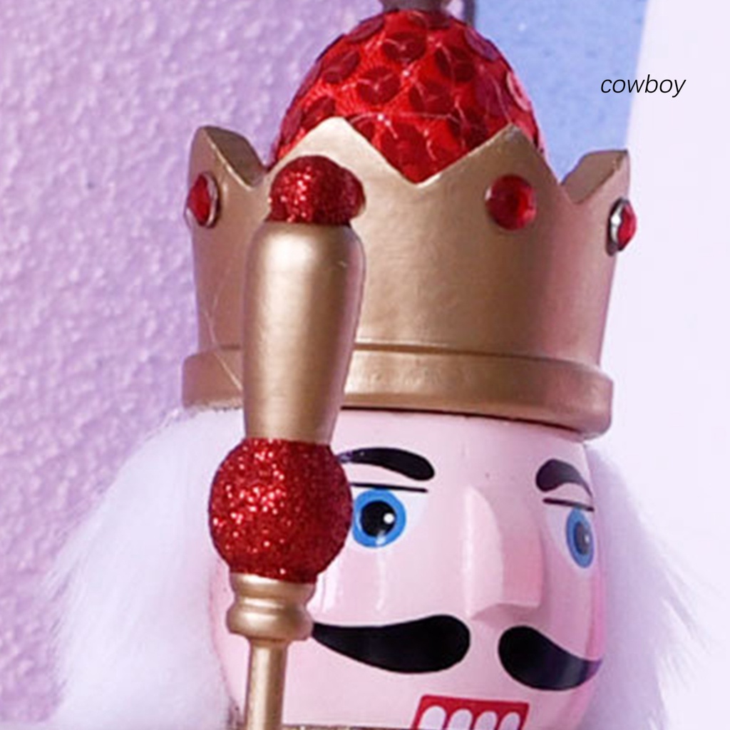 (Cao Bồi) Đồ Chơi Con Rối Hạt Dẻ Mini Truyền Thống Trang Trí Nhà Cửa Chủ Đề Giáng Sinh