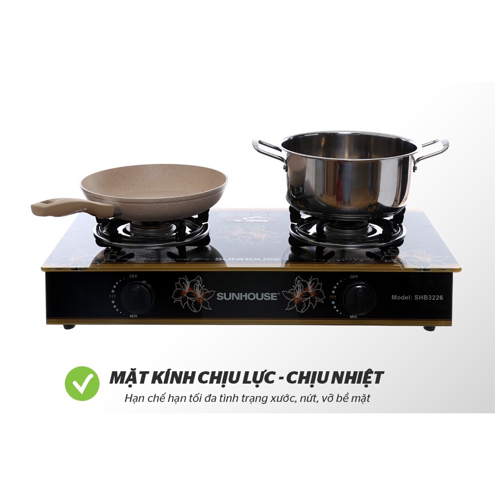 Bếp gas Sunhouse SHB3226