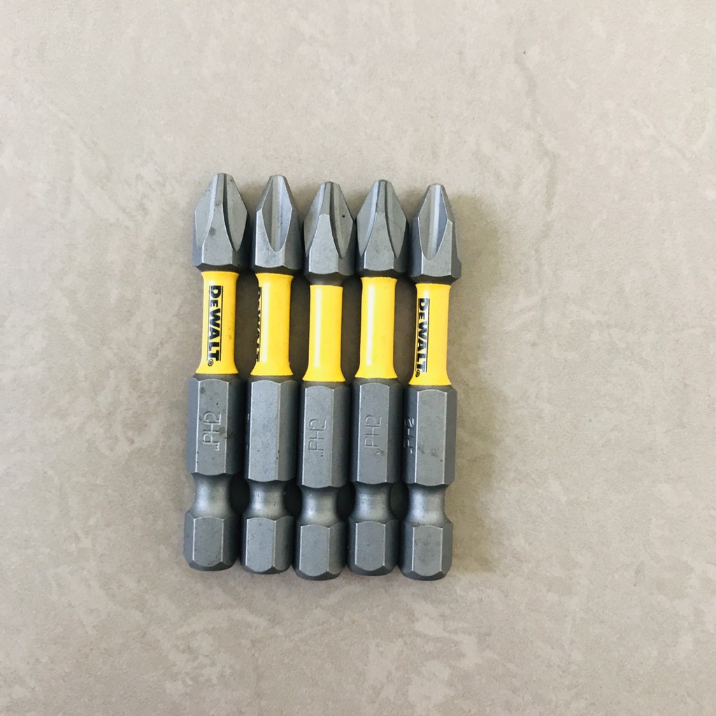 Bộ 5 Mũi Vít DeWalt Chính Hãng Ph2 - 50mm