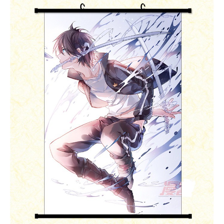 Poster vải anime Noragami 40x60 tranh vải