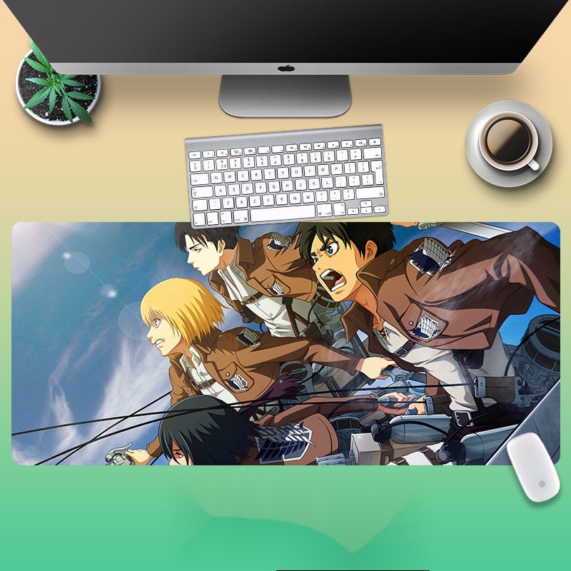 Attack On Titan anime pad chuột lớn Miếng Lót Chuột, Bàn Di Chuột