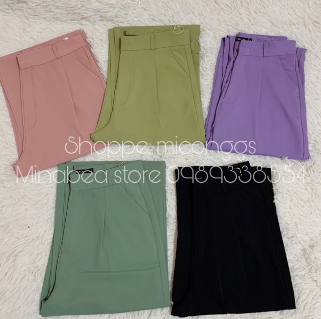 Quần culottes suông dáng dài đủ màu(có ảnh thật) | BigBuy360 - bigbuy360.vn