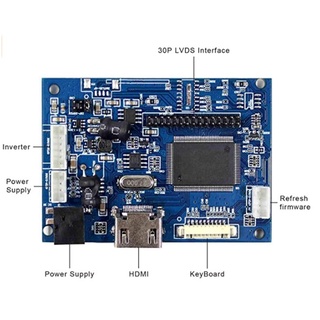 Bảng mạch điều khiển hdmi + av lcd 40pin cho 15.6inch b156xw02 lp156wh2 1366x768
