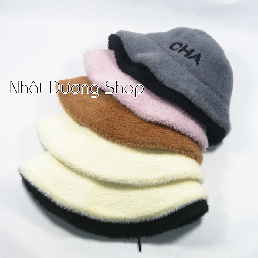 [ NÓN MŨ QUẢNG CHÂU ] NÓN LÔNG THỎ BUCKET NỮ THỜI TRANG CAO CẤP 2022 DUY NHẤT TẠI VN