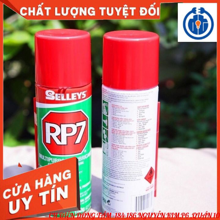 ⚡NOWSHIP⚡ Chai xịt chống rỉ sét và bôi trơn Selleys RP7 300g chính hãng.