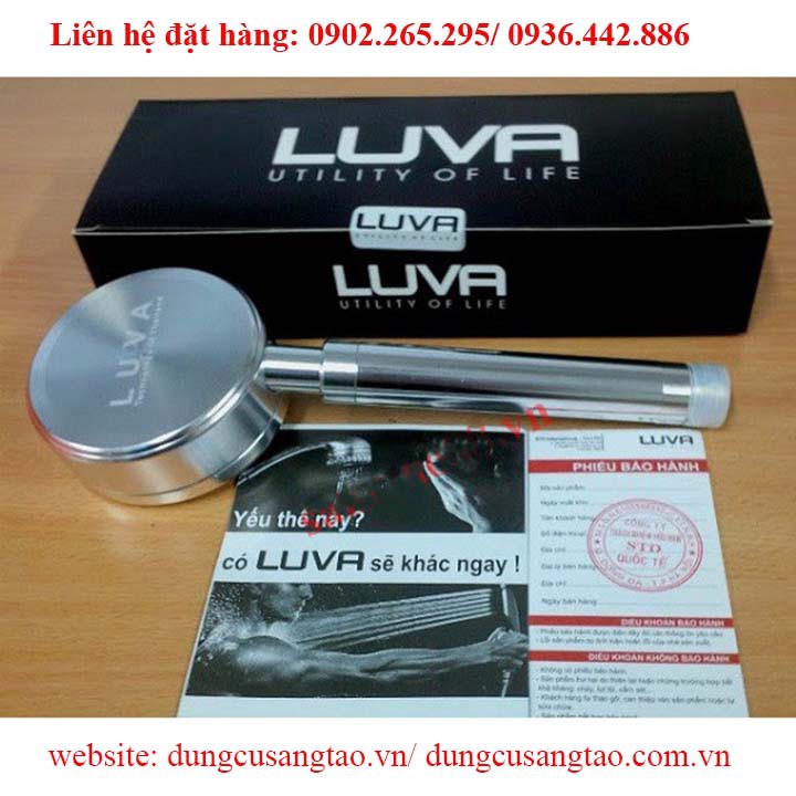 [Tăng áp 400%-Free ship] Vòi sen tăng áp Luva VS4 - chính hãng,tăng 400% áp lực nước